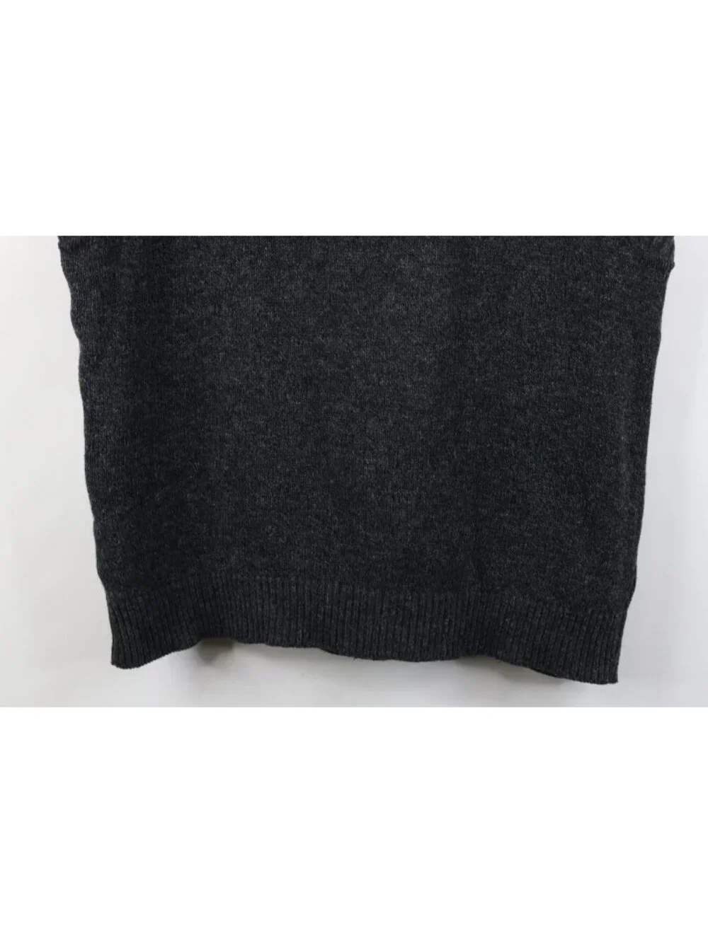 Vtg 90s Streetwear Mens XL Wool Blend Knit Herringbone V-Neck Sweater Vest USA